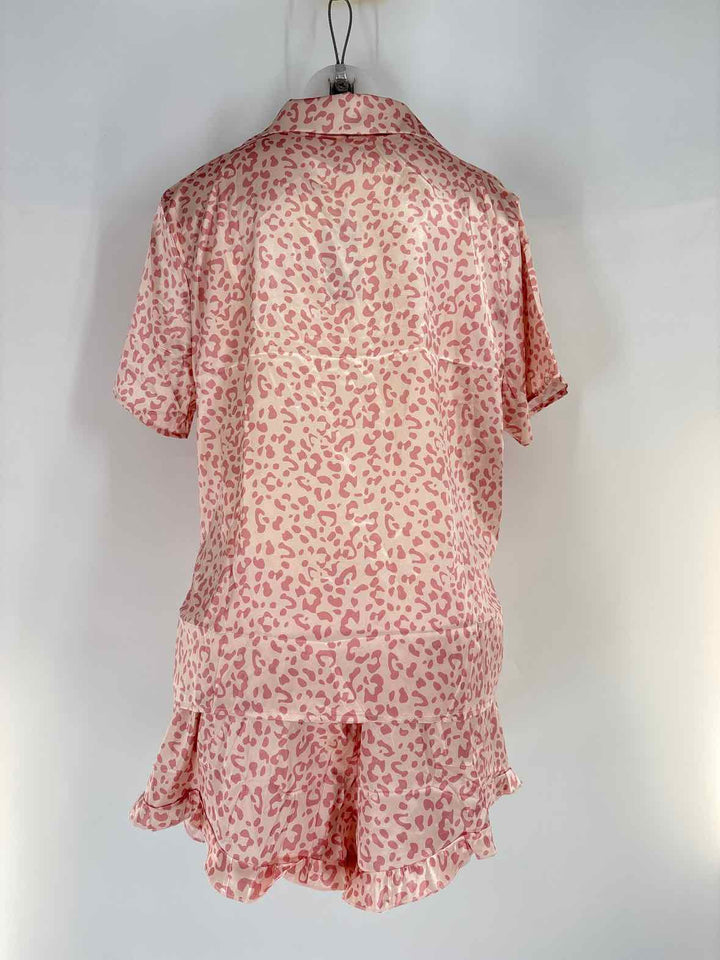 Size XL Pink Sateen 2 PC Dress