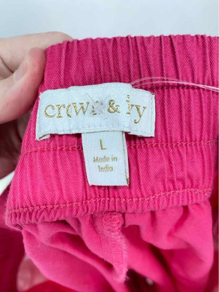 Size L CROWN & IVY Pink Skirt
