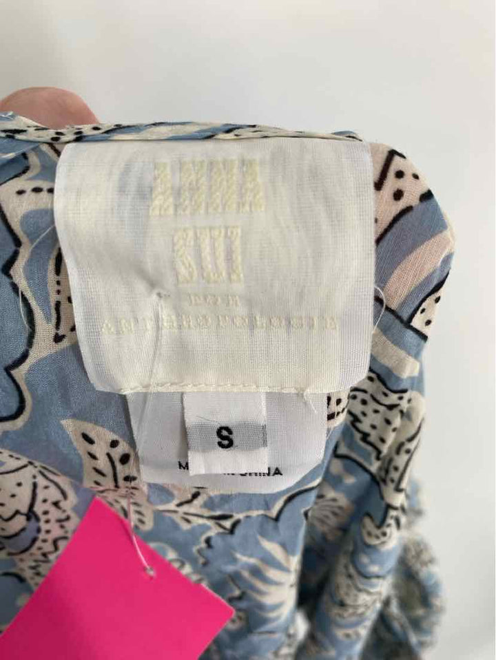 Size S Blue Print Shirt
