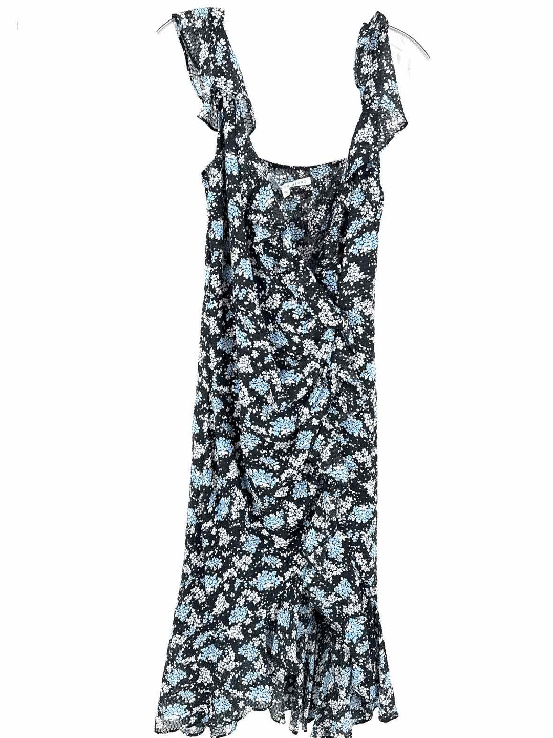 Size 4 VERONICA BEARD Black Print Dress