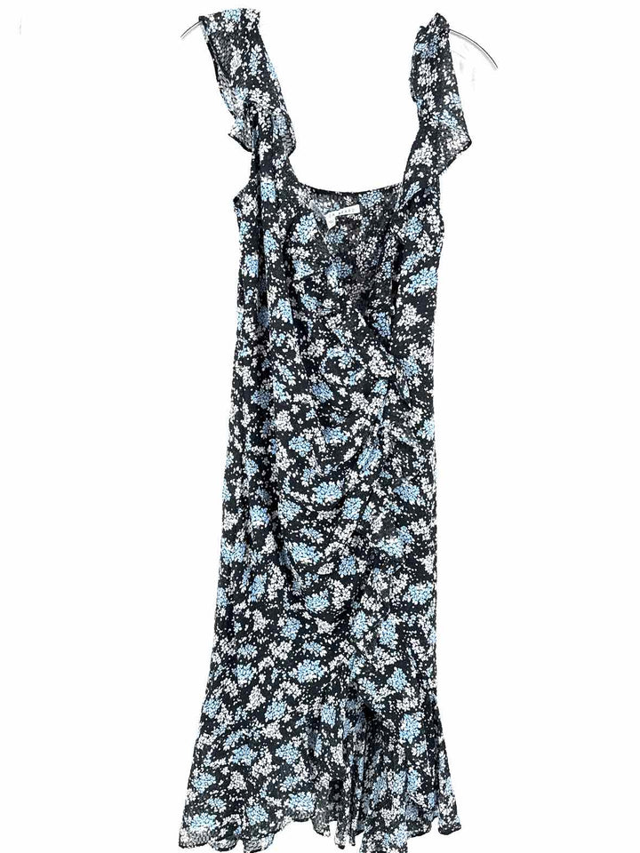 Size 4 VERONICA BEARD Black Print Dress