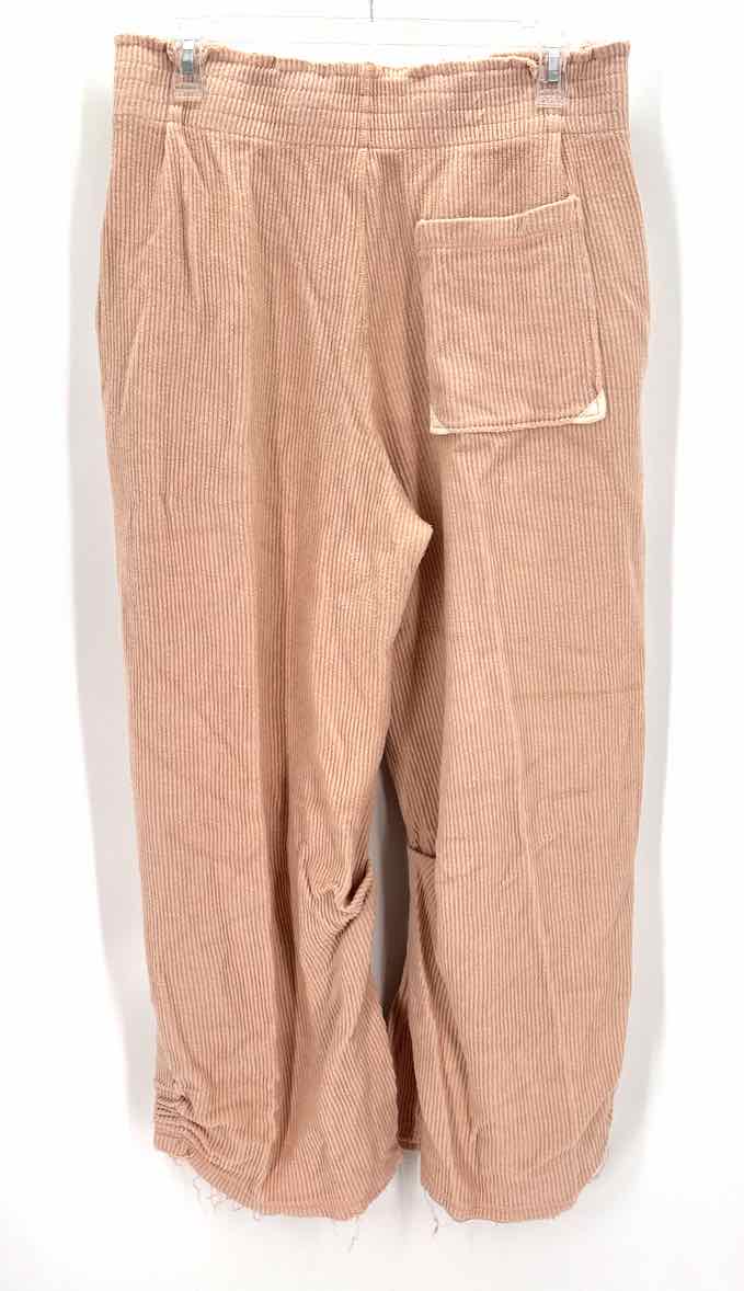 Size M FREE PEOPLE Peach Corduroy Pants
