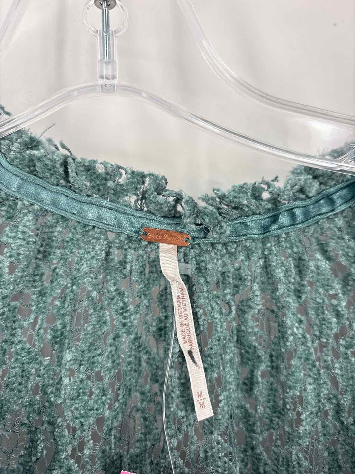 Size M FREE PEOPLE Green Dress