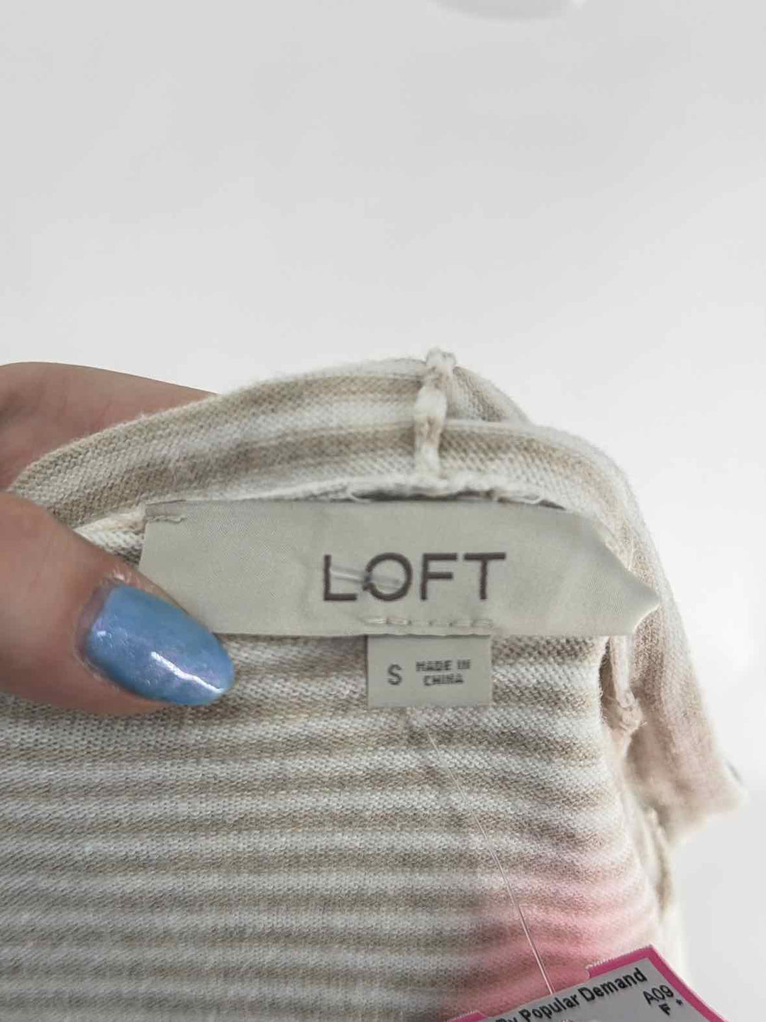 Size S LOFT Tan Cardigan