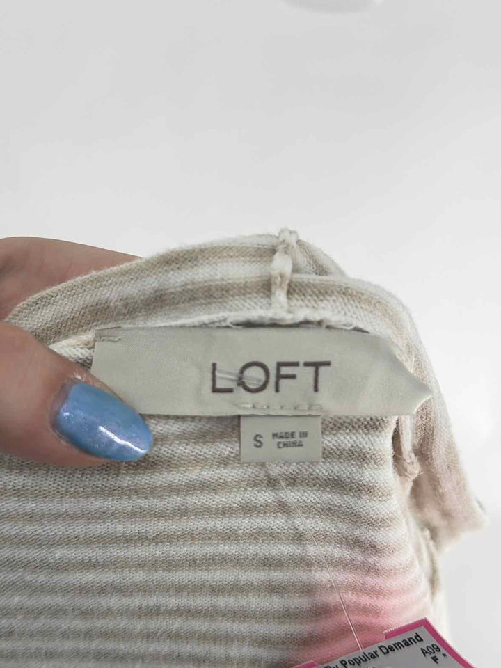 Size S LOFT Tan Cardigan