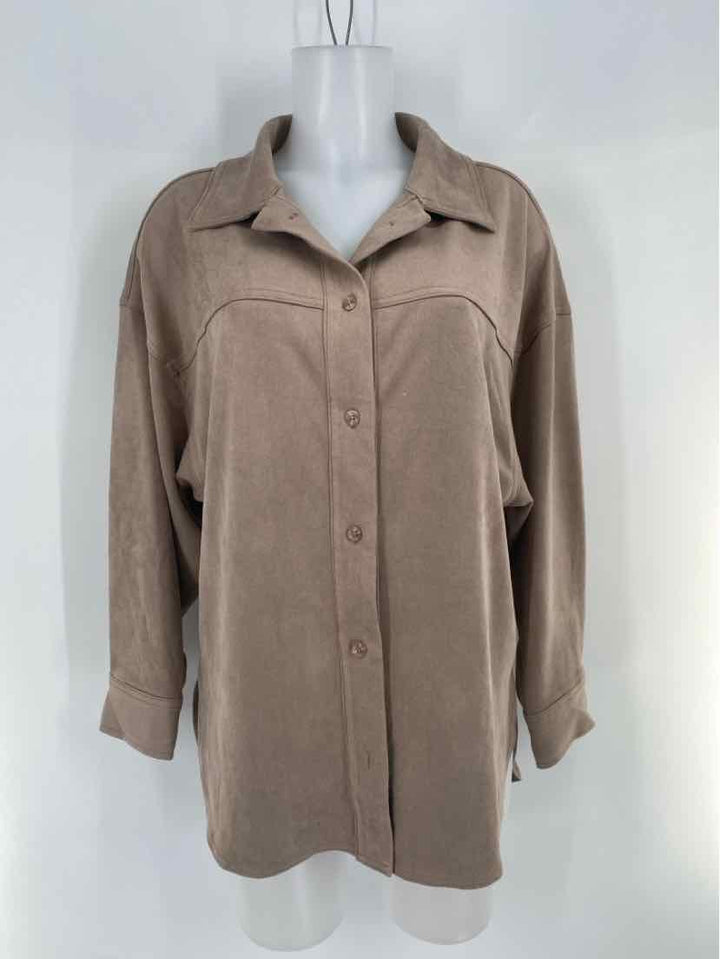 Size S MUSTARD SEED Brown Shirt
