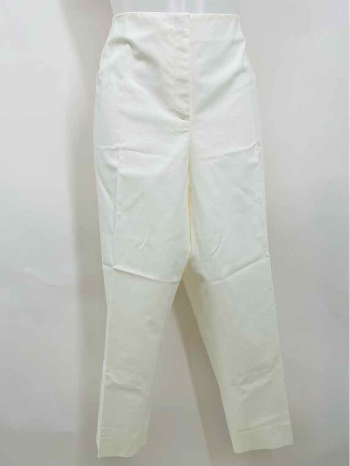 Size 18 LAFAYETTE White Cotton Pants