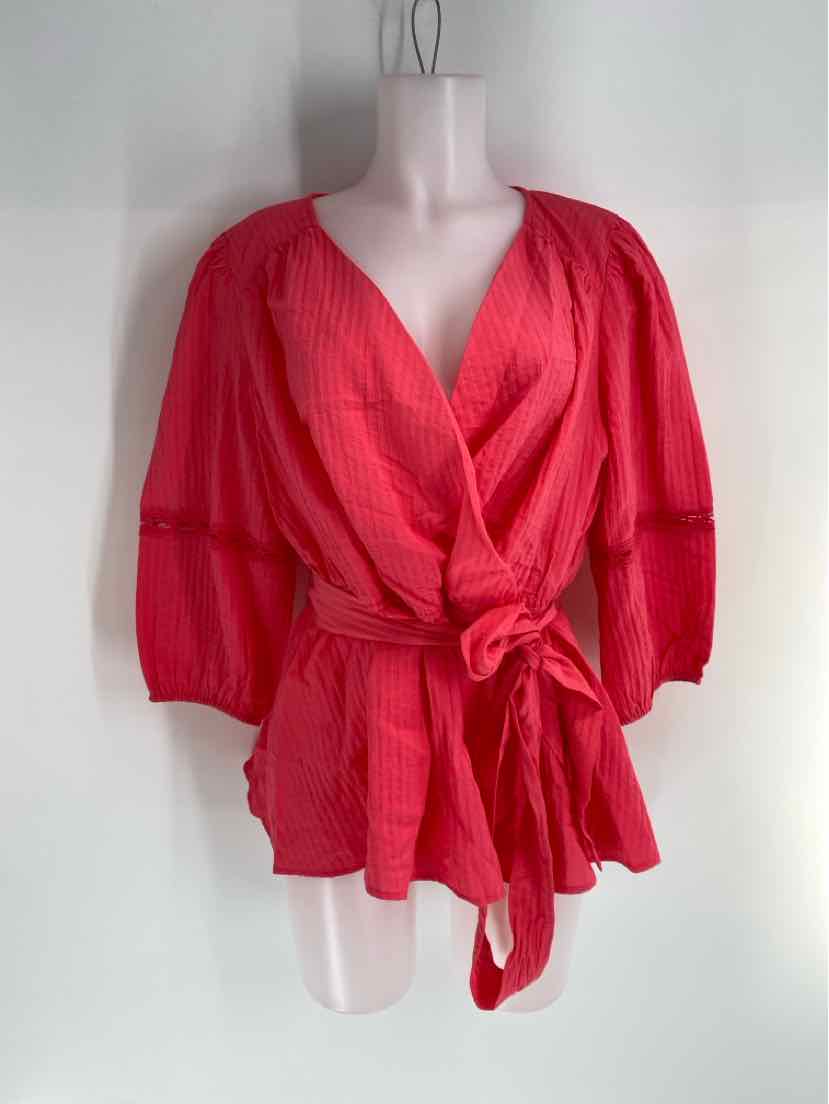 Size 16 LANE BRYANT Salmon Shirt