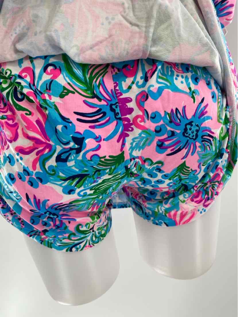 Size L Lilly Pulitzer White Print Dress