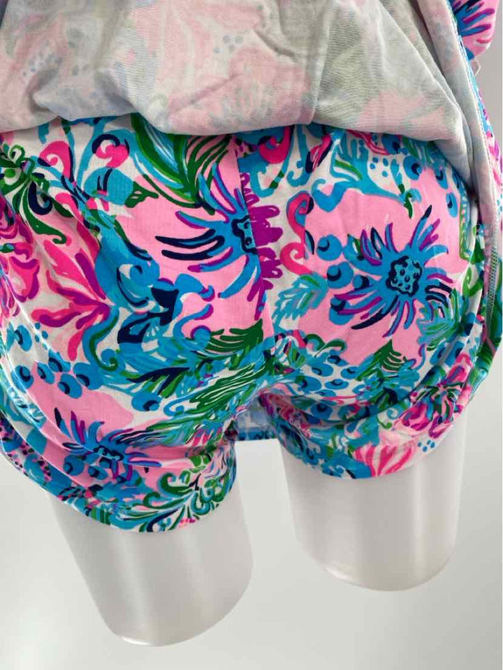 Size L Lilly Pulitzer White Print Dress