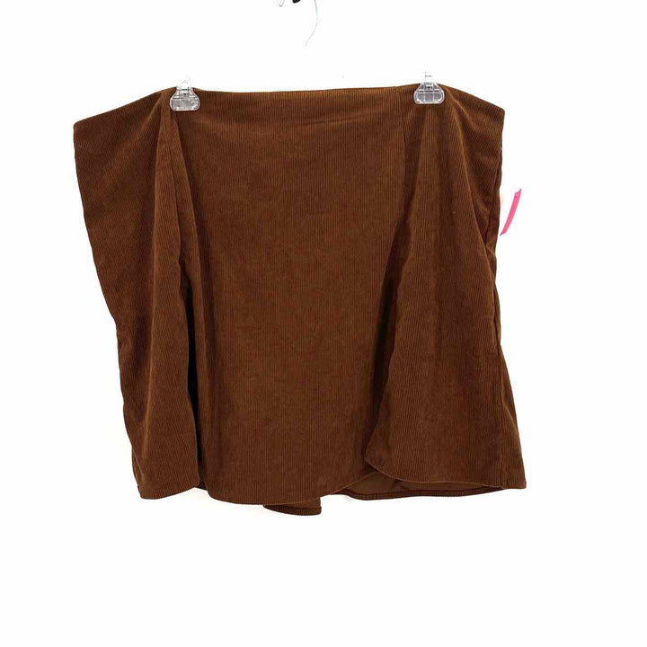 Size 4X Brown Corduroy Skirt