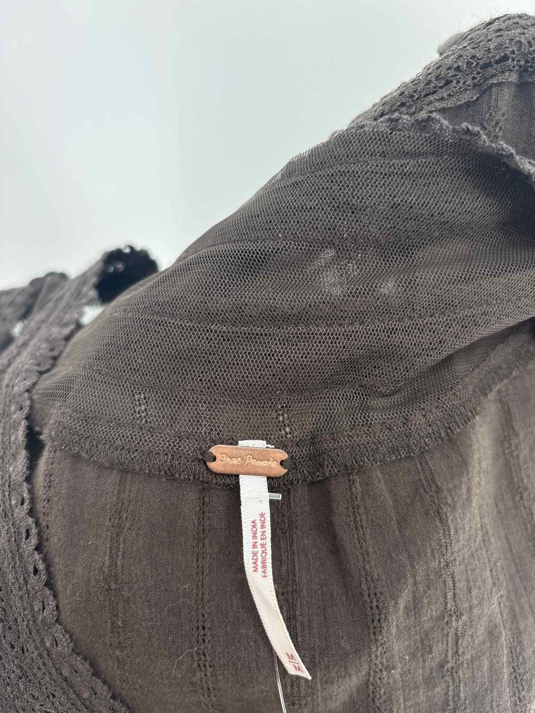 Size M FREE PEOPLE Brown Shirt