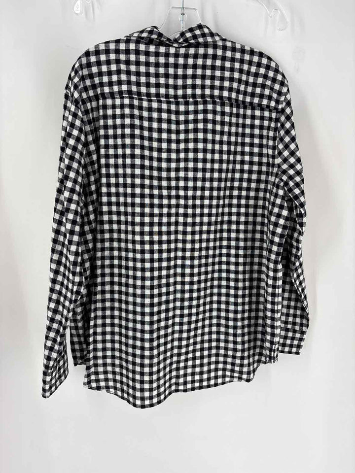 Size XL CROWN & IVY Black/White Shirt