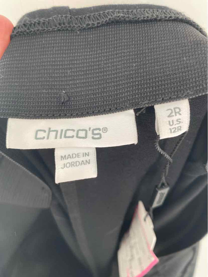 Size 12 Chico's Black Pants