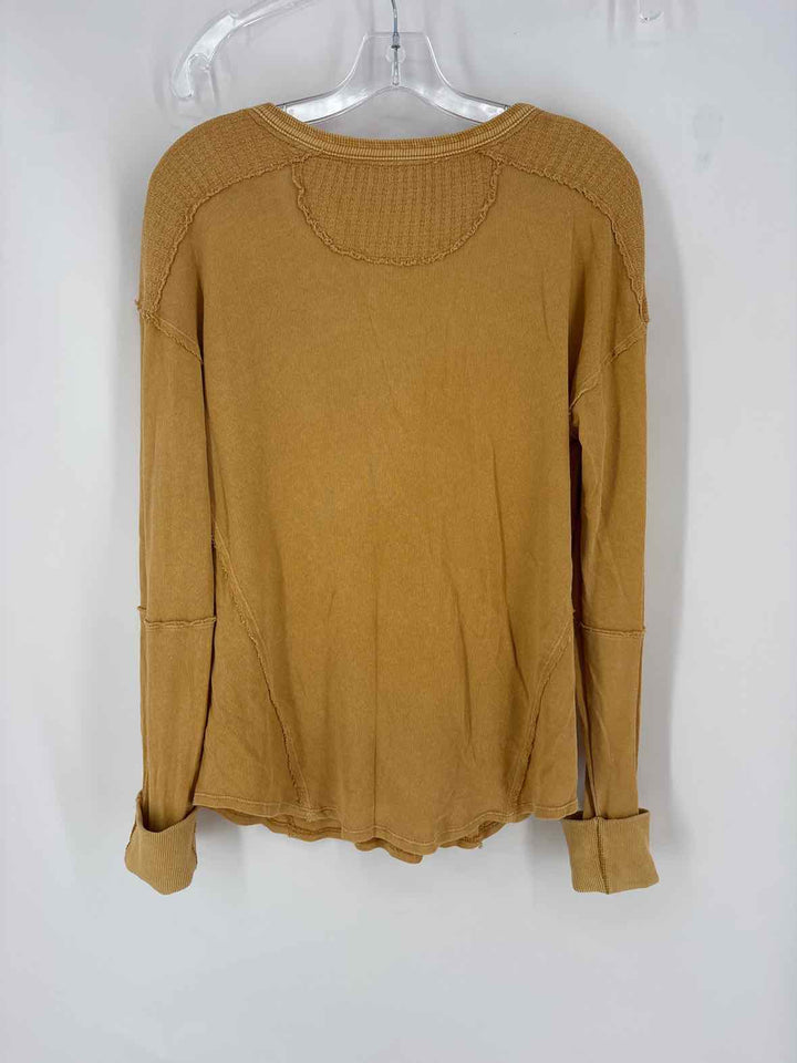 Size L WE THE FREE Mustard Shirt