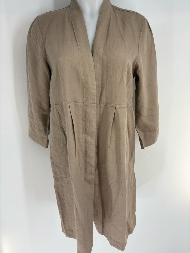 Size S J JILL Tan Linen Blazer
