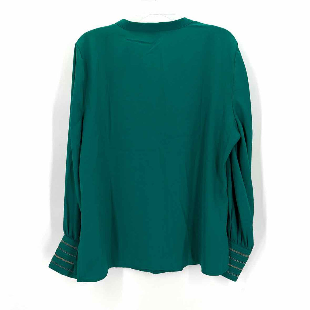 Size 12 Chico's Green Shirt