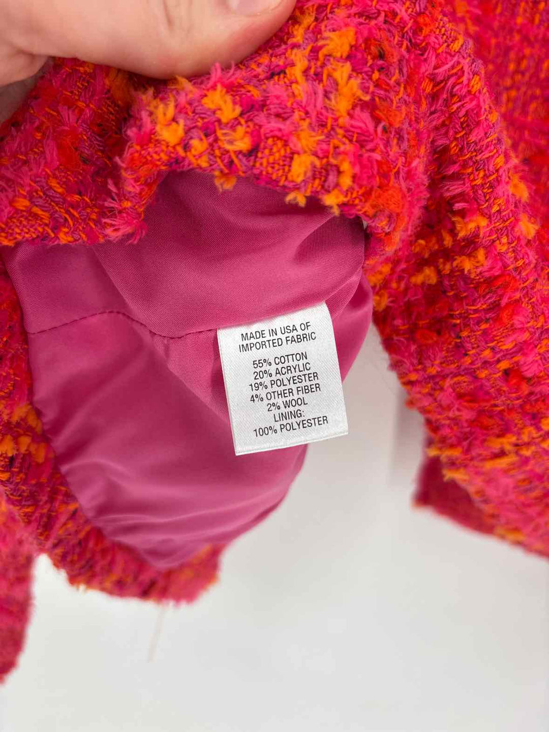 Size XS PINK PRINT Jacket
