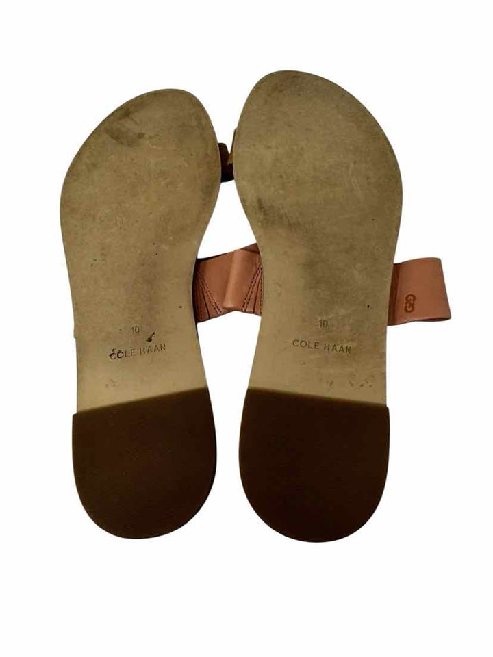 Shoe Size 10 Cole Haan Pink Leather Sandals