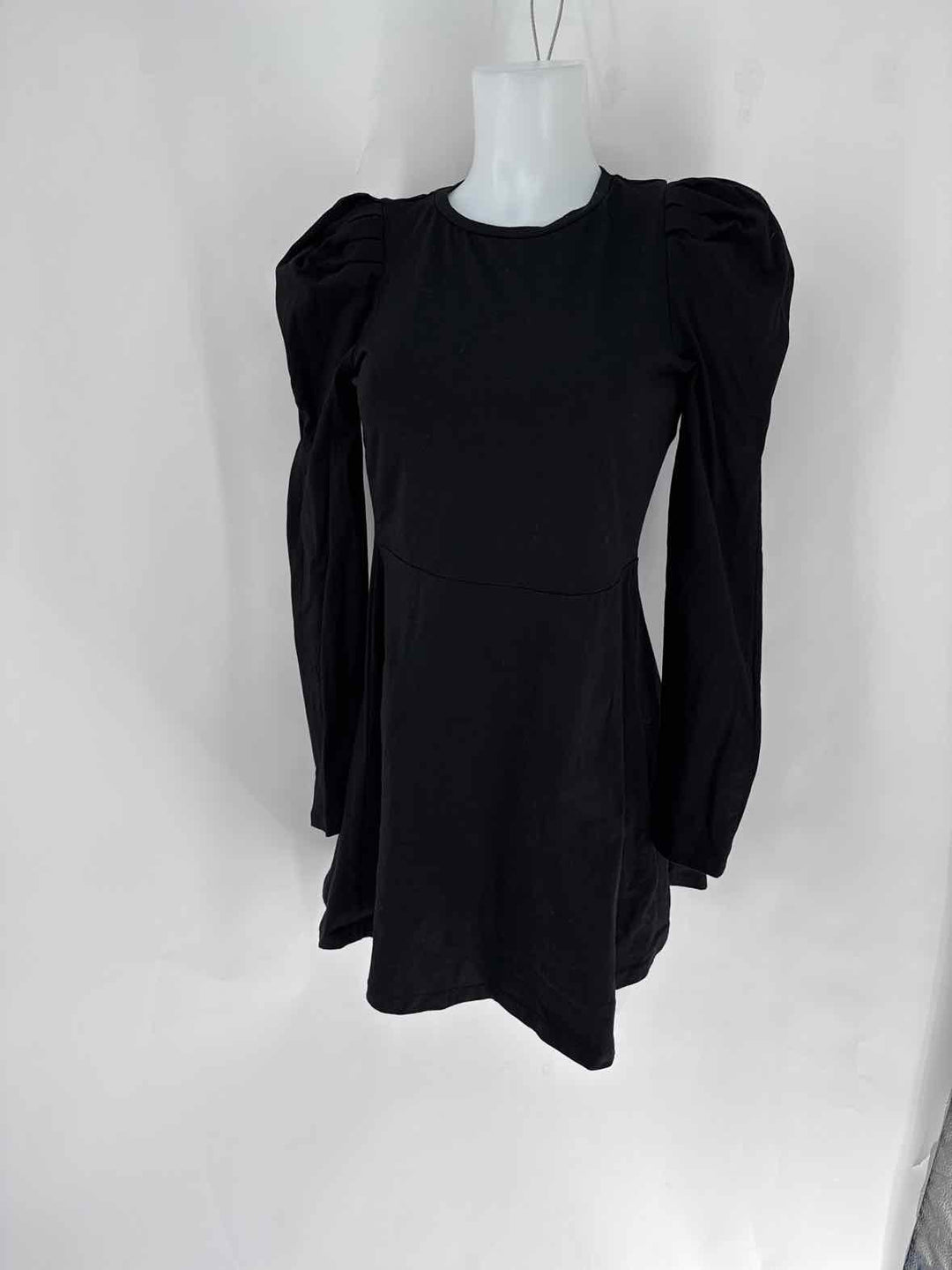 Size S ENGLISH FACTORY Black Cotton Dress