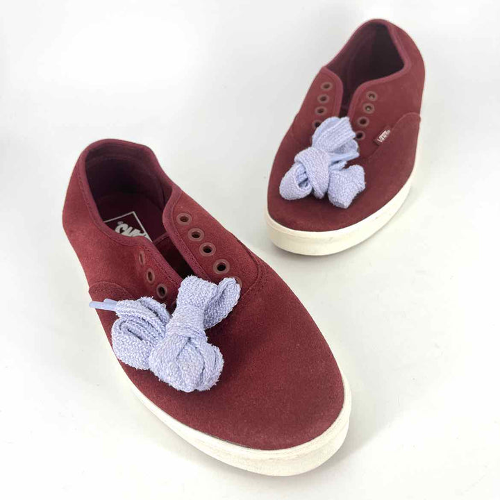 Shoe Size 9.5 Vans Burgundy Sneakers