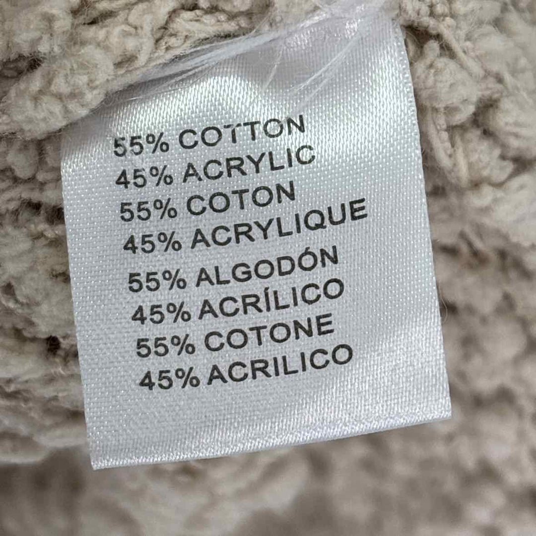 Size S/M AMERICAN THREADS Tan Knit Sweater