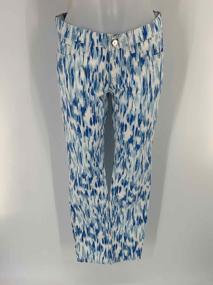 Size 28 C WONDER Blue Print Pants