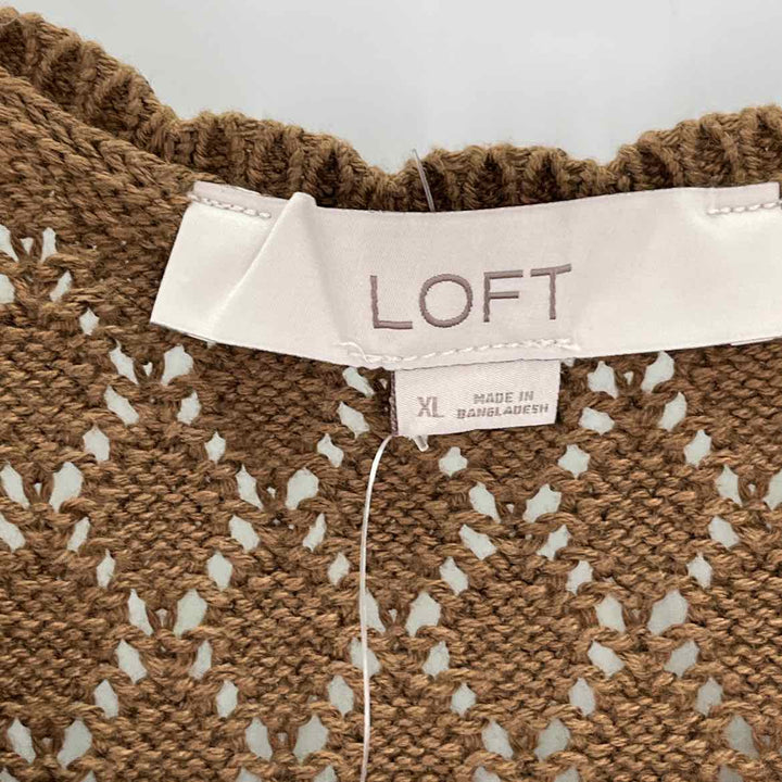 Size XL LOFT Brown Sweater