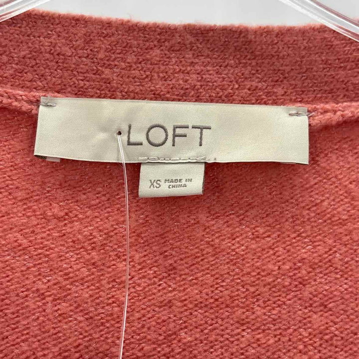 Size XS LOFT Peach Sweater