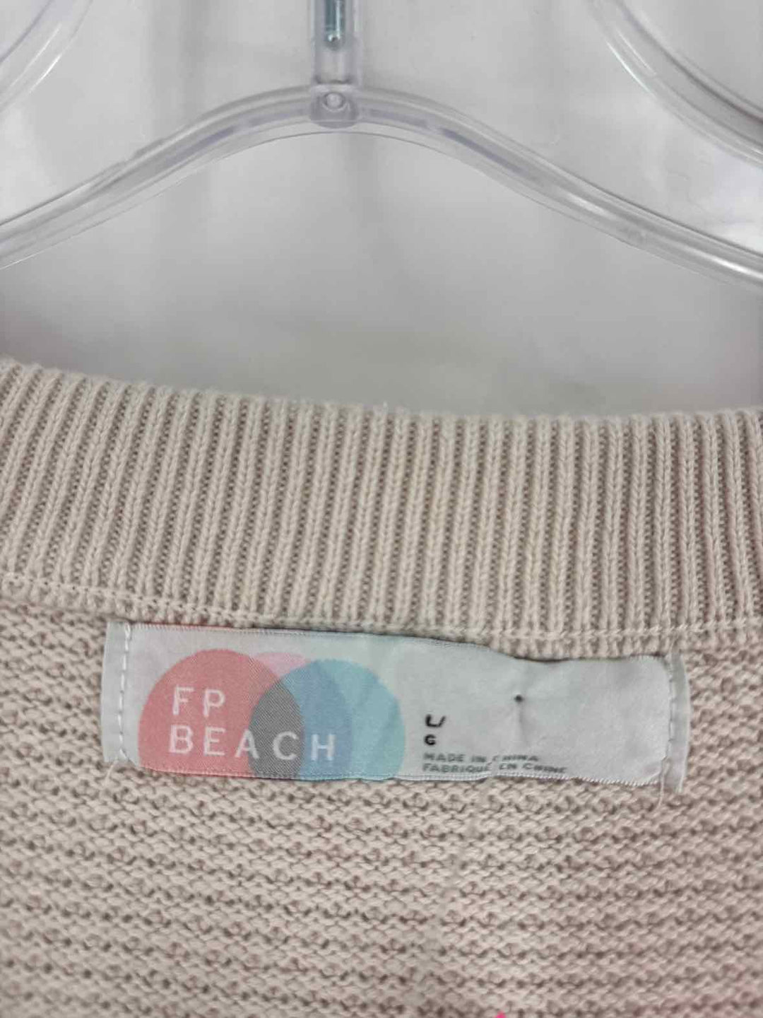 Size L FREE PEOPLE Tan Dress