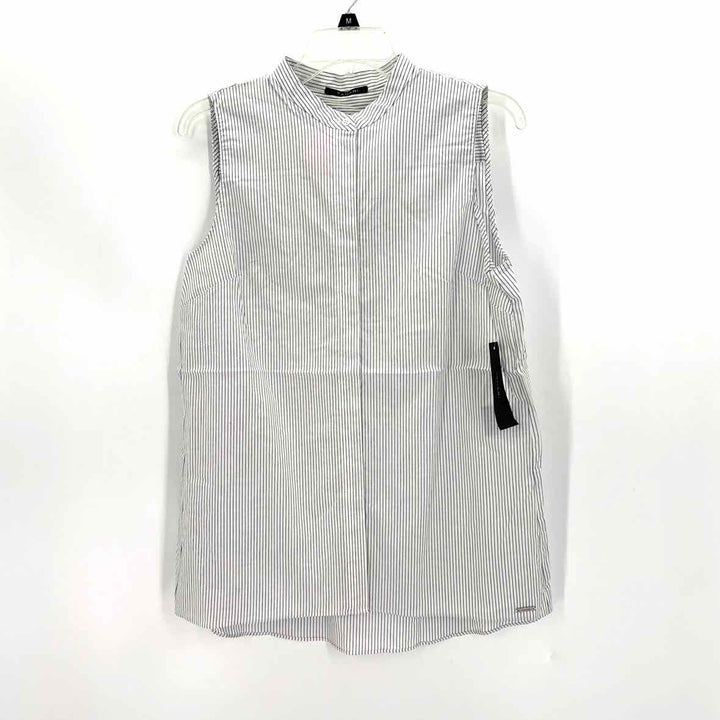 Size S TAHARI White Knit Shirt