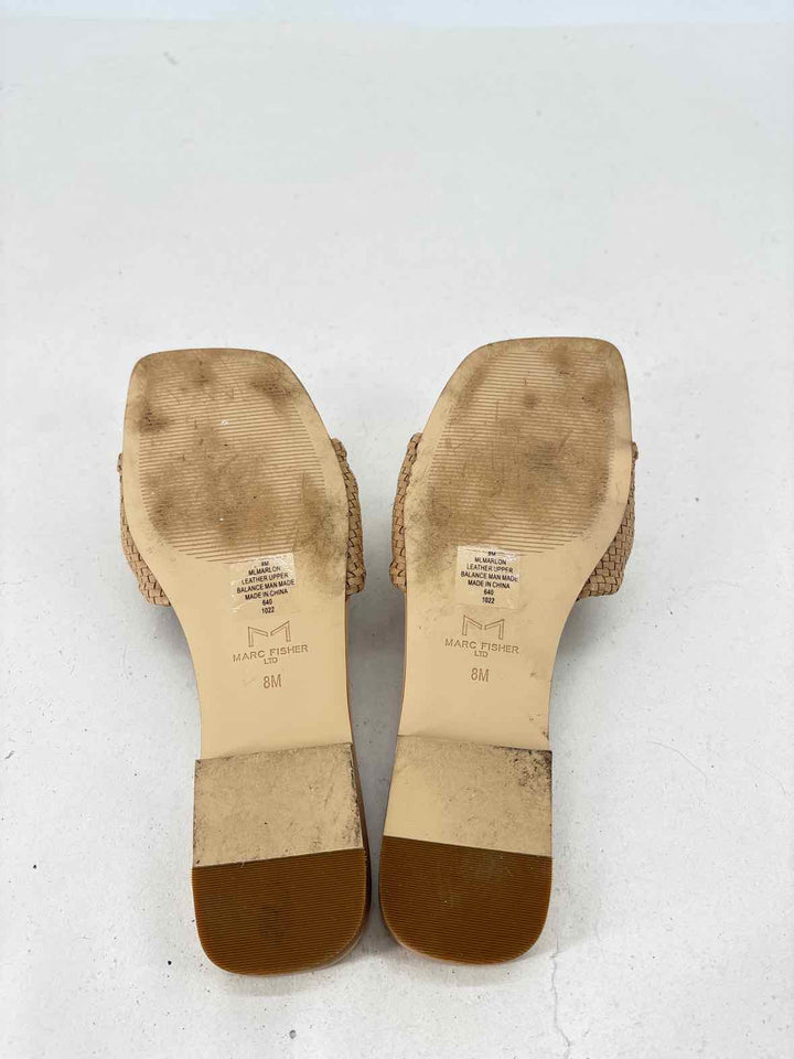 Shoe Size 8 MARC FISHER Tan Sandals