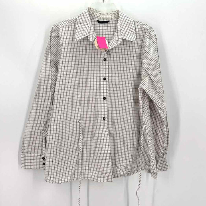 Size M ZARA White Print Shirt