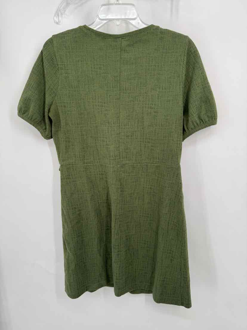 Size M MADEWELL Green Cotton Dress