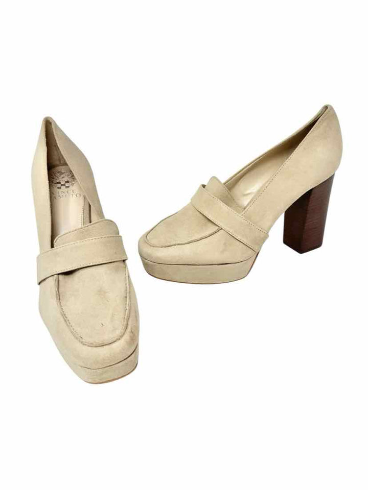 Shoe Size 8.5 Vince Camuto Tan Suede Pumps