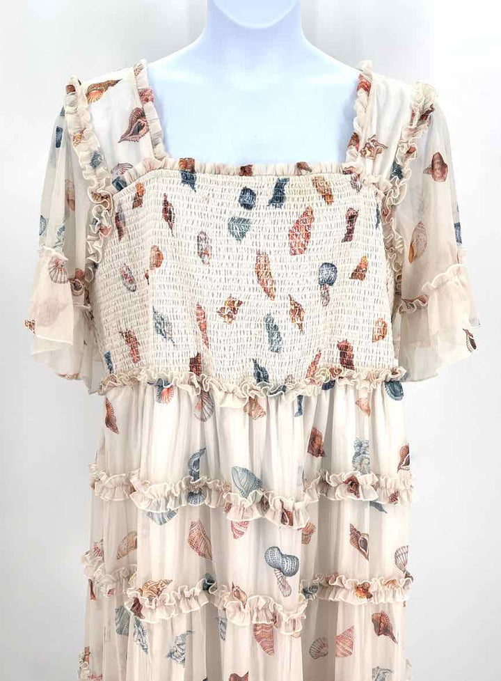 Size 3X Cream Dress