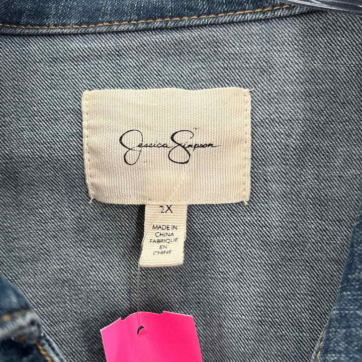 Size 2X Jessica Simpson Denim Jacket