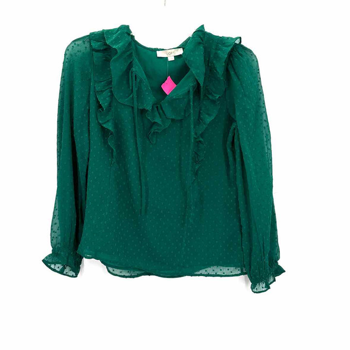 Size S LOFT Green Shirt