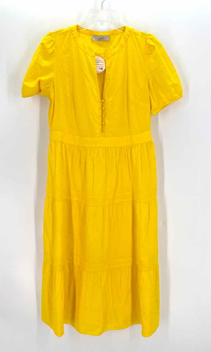 Size 8 LOFT Yellow Dress