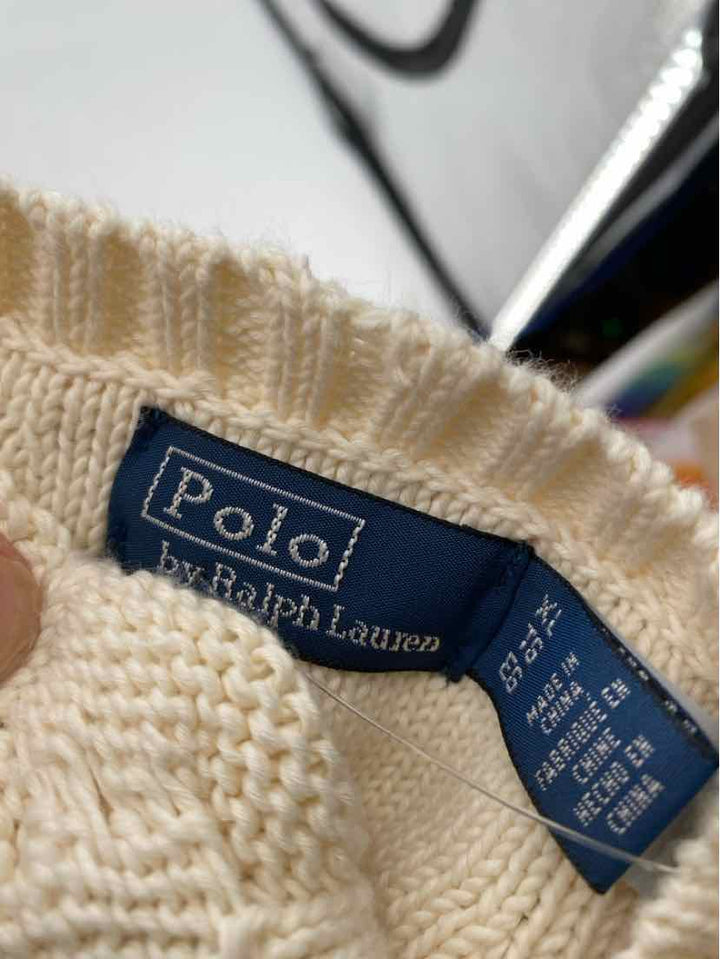 Size XL RALPH LAUREN Cream Sweater