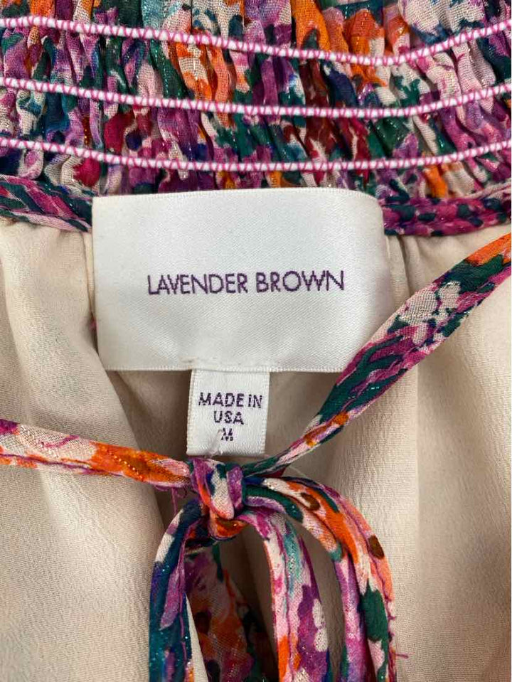 Size M LAVENDER BROWN Purple Shirt