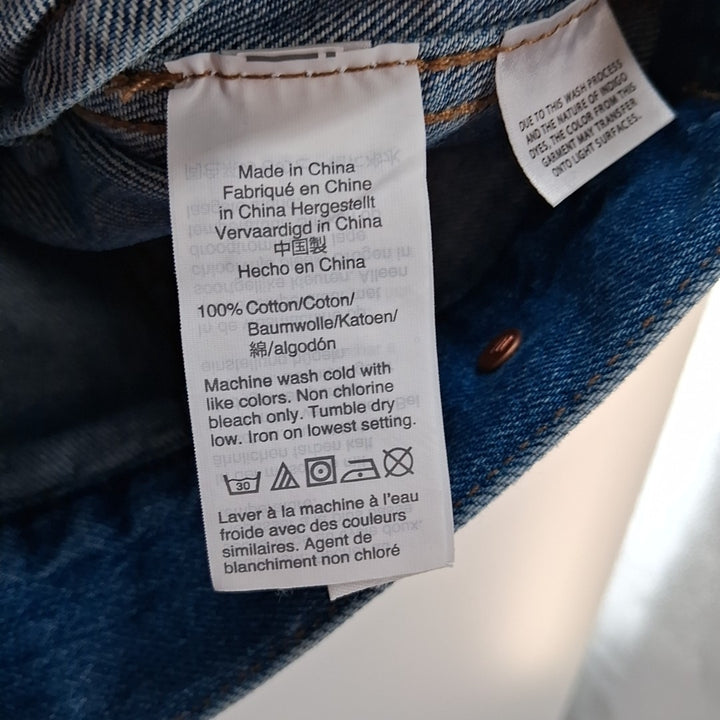 Size XXS MADEWELL Blue Denim Jacket