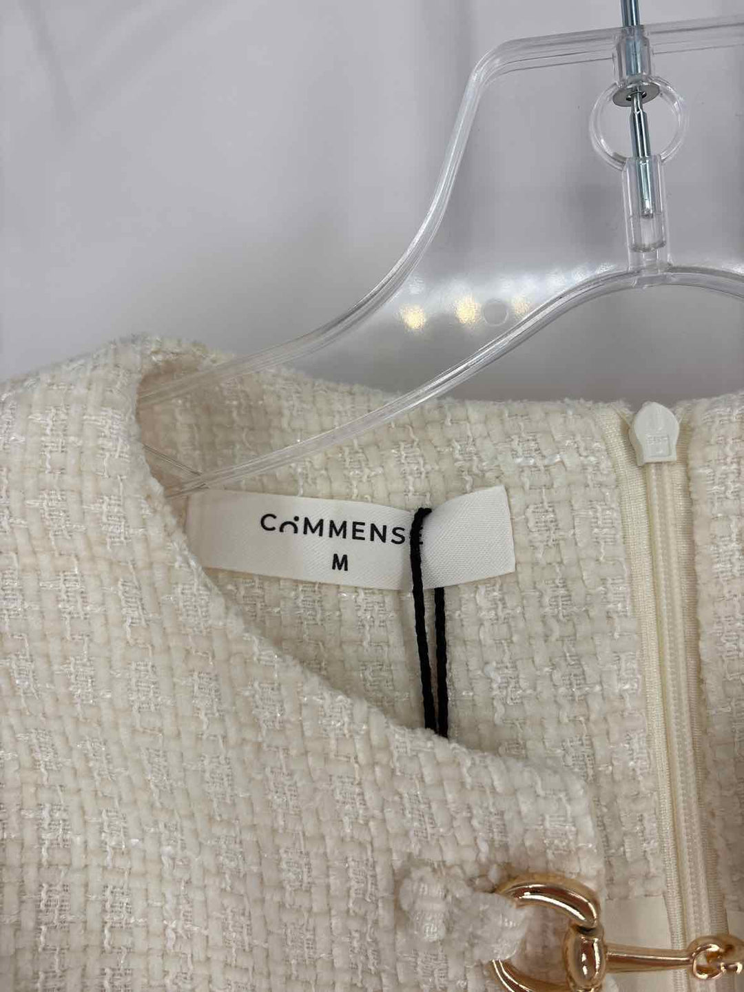 Size M COMMENSE Cream Dress
