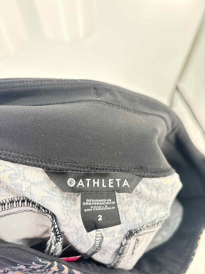 Size 2 Athleta Multi-Color Shorts