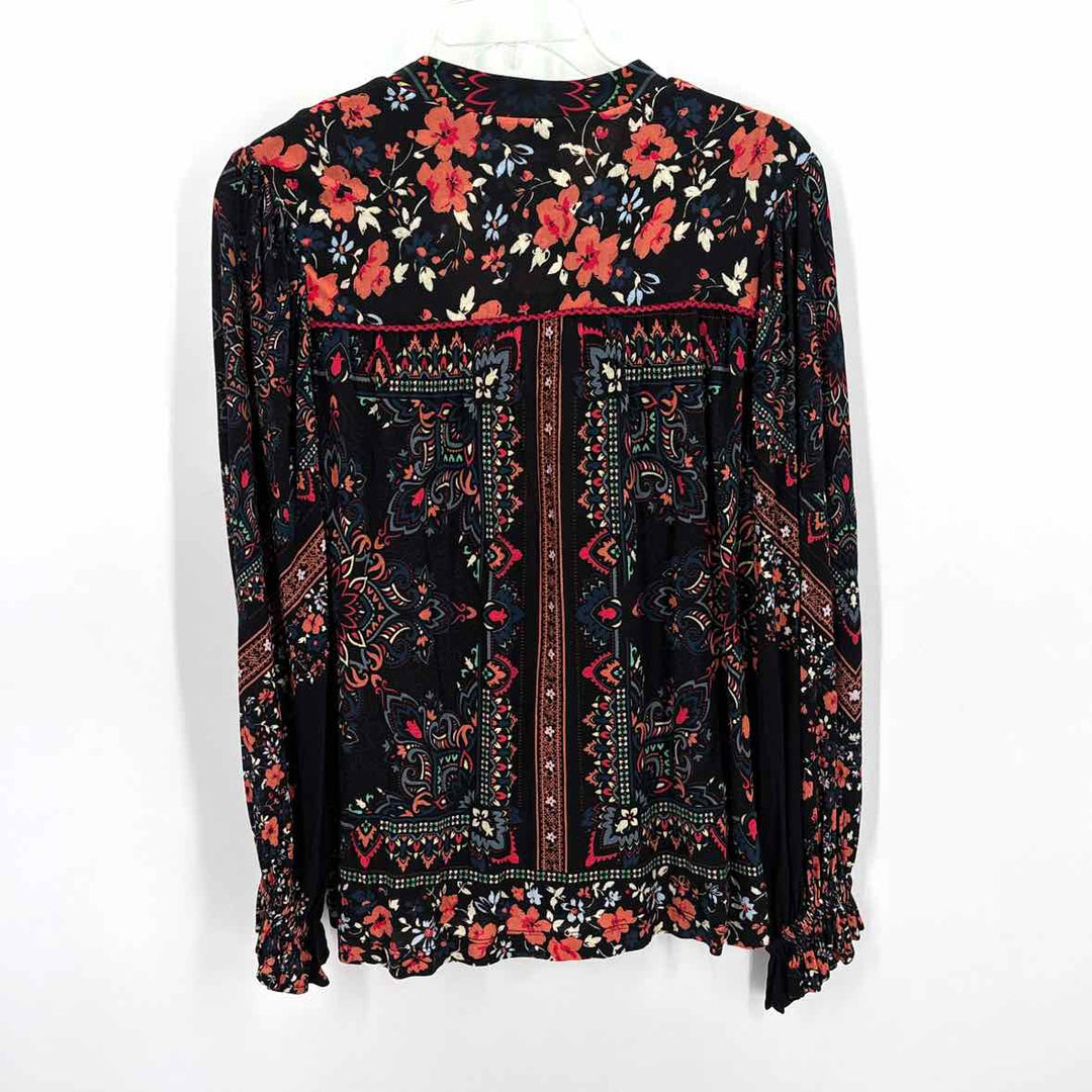 Size XL BLANK LONDON Black Print Shirt