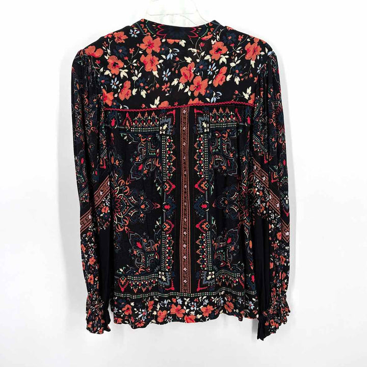 Size XL BLANK LONDON Black Print Shirt