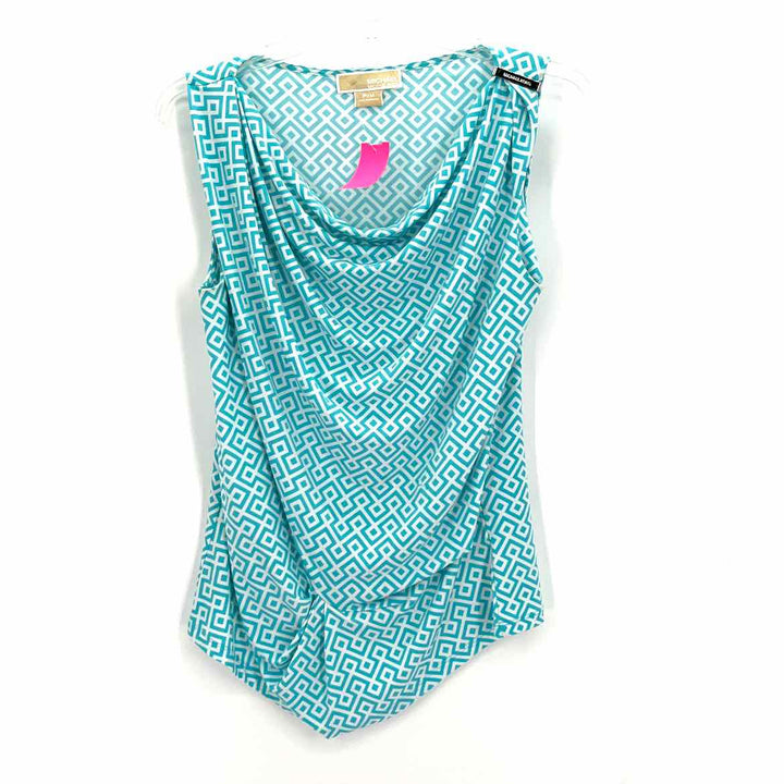 Size M Michael Kors Blue Print Shirt