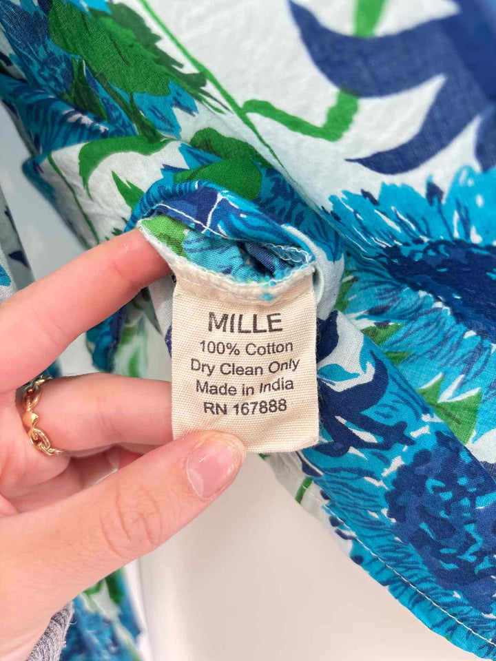 Size S Blue Print Shirt