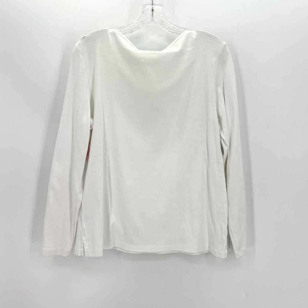 Size M Talbots White Cotton Shirt