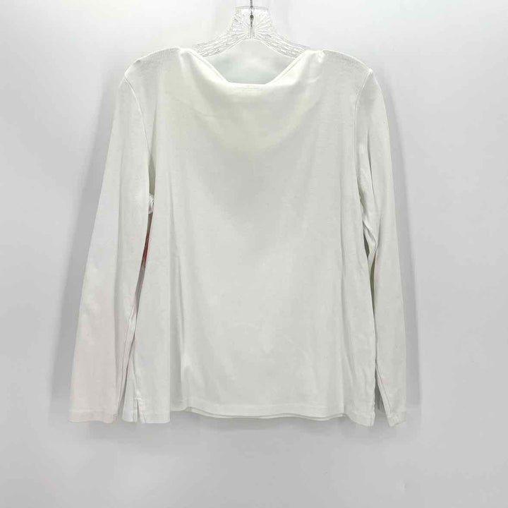 Size M Talbots White Cotton Shirt